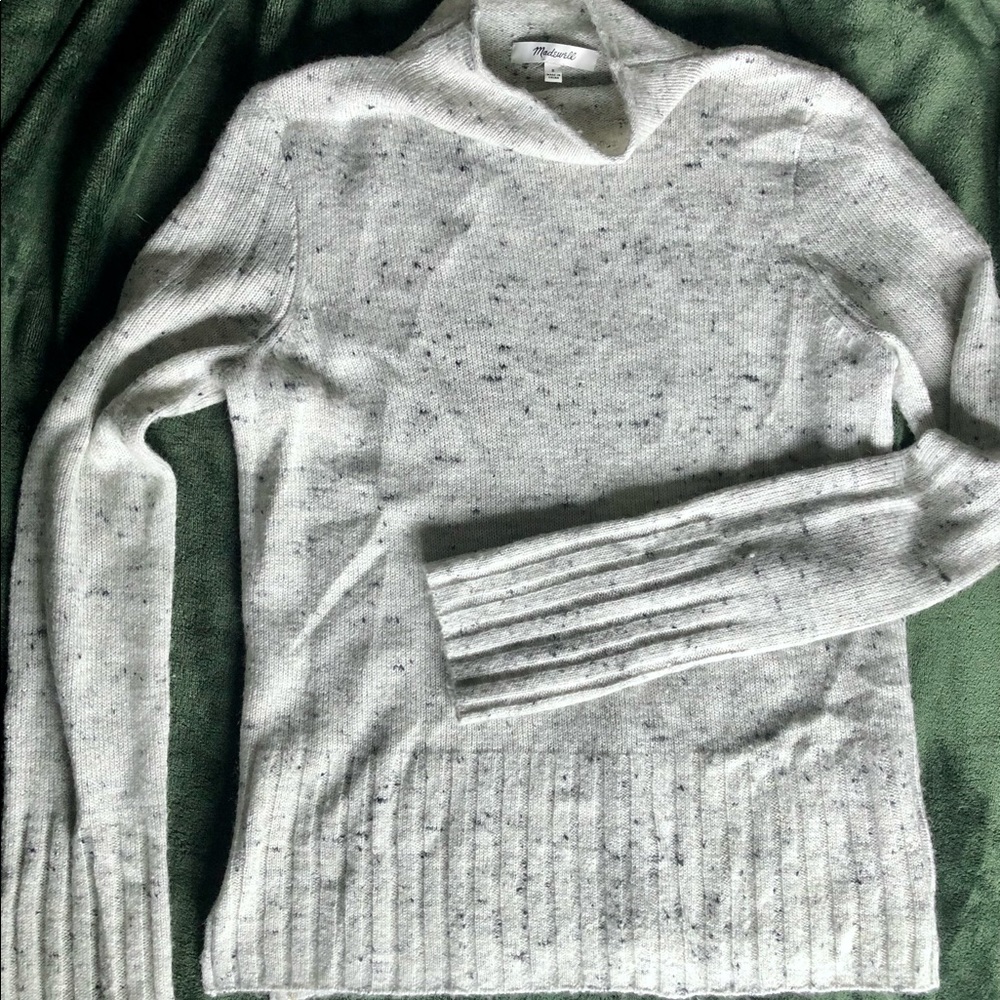 Madewell Donegal mock neck sweater - Picture 5 of 6